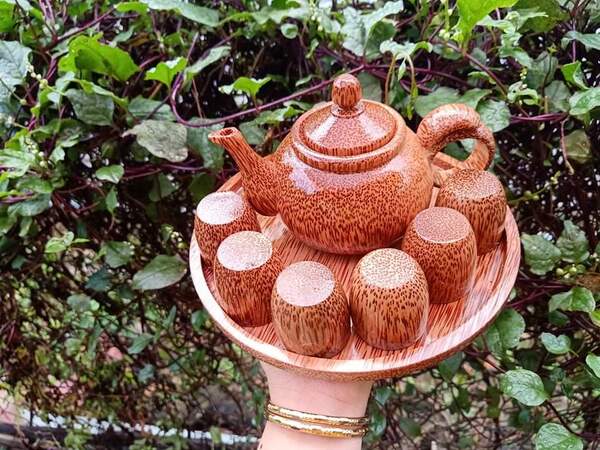Sản phẩm mỹ nghệ từ gỗ dừa - Thủ Công Mỹ Nghệ Cường Quyên - Cơ Sở Sản Xuất Cường Quyên
